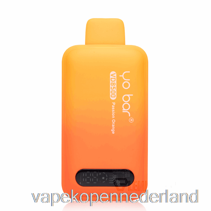 Elektronische Sigaret Vape Yo Bar Vd8500 Wegwerp Passie Oranje